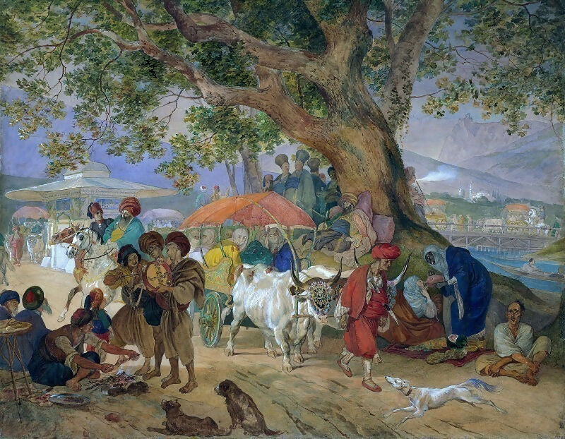 KarlPavlovichBryullov-SweetWatersNearConstantinople