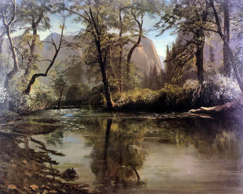 Albert Bierstadt - Yosemite Valley, California 70x100 Canvas