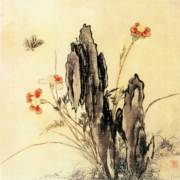 Chinese Artists of the Middle Ages (佚名 - 四美图) – Unknown 140x187 Canvas