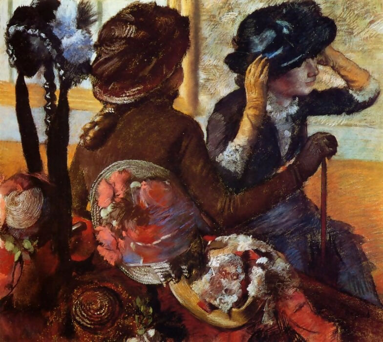 Edgar Degas - At the milliner's 2