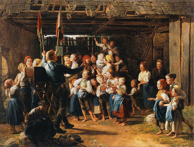 Ferdinand Georg Waldmuller – Magician 45x60 Canvas