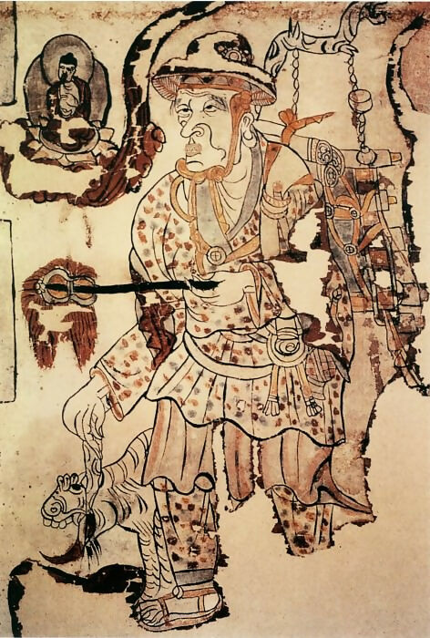 Chinese Artists of the Middle Ages (佚名 - 行脚僧图) – Unknown 45x60 Canvas