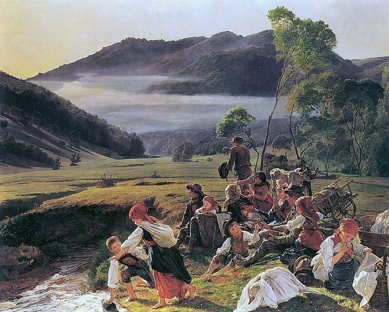 Ferdinand Georg Waldmüller The Resting Pilgrim 70x100 Canvas