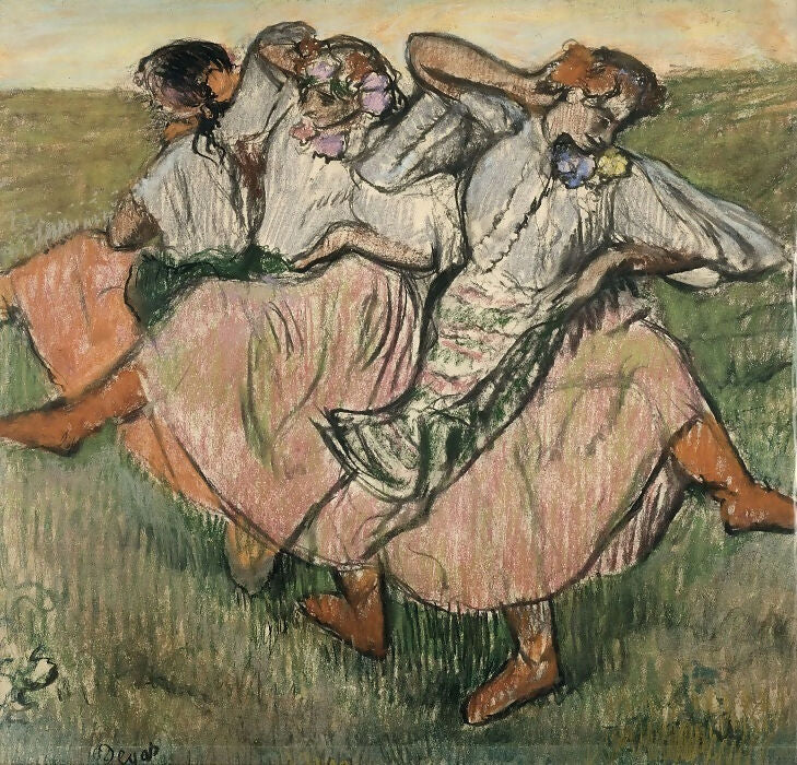 Edgar Degas – Three Russian Dancers 90x120 Canvas