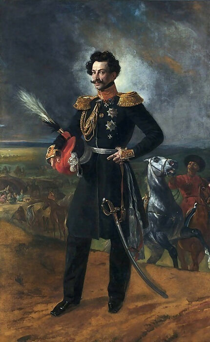 KarlPavlovichBryullov–PortraitofAdjutantGeneralCountVasilyAlekseevichPerovsky 90x120 Canvas