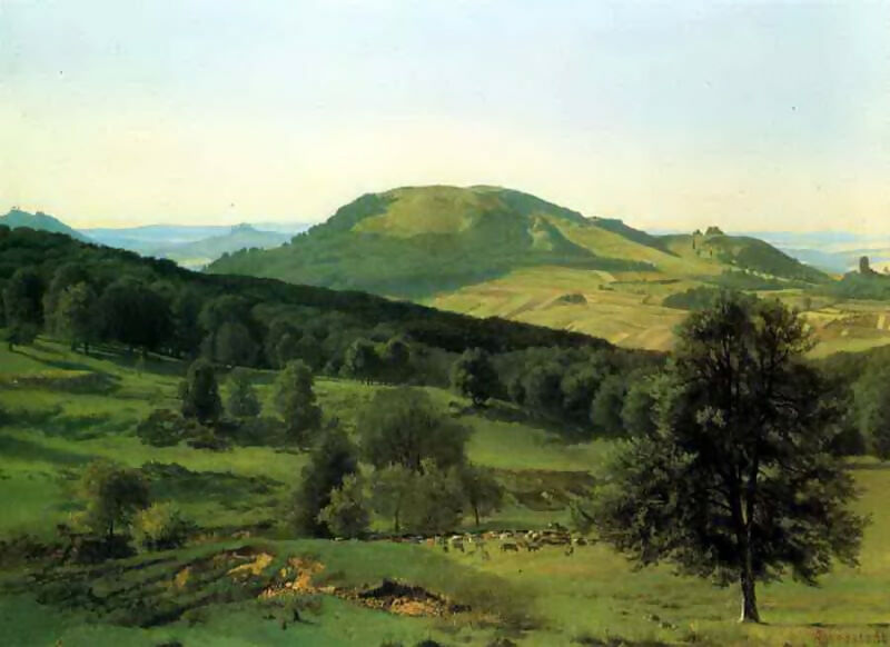 Albert Bierstadt – Hill and Dale