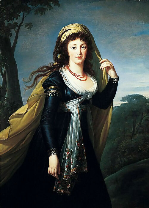 Elisabeth-Louise Vigée-Lebrun – Thérèse, Countess Kinski 50X40 Canvas