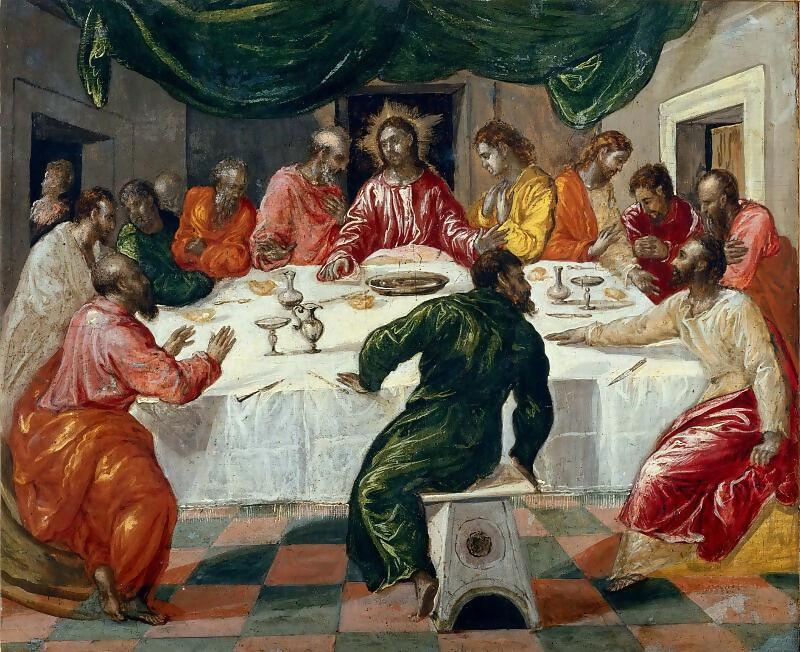 El Greco The Last Supper 70x100 Canvas