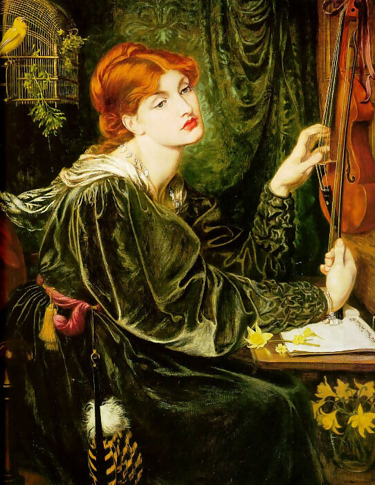 Dante Gabriel Rossetti - Veronica Veronese 70x100 Canvas