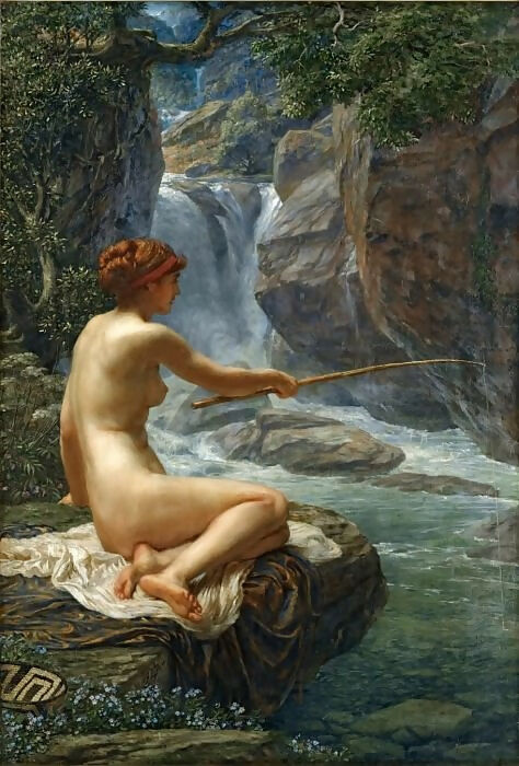 Edward John Poynter – Naiad 140x187 Canvas