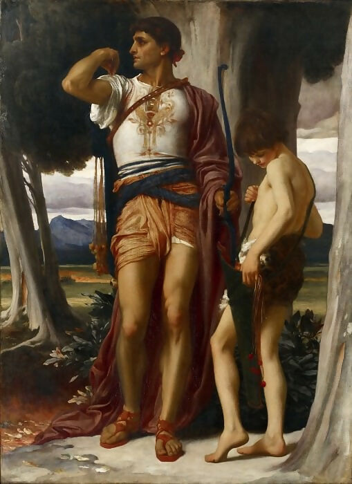 Frederic Leighton – Jonathan's Token of Friendship to David 140x187 Canvas