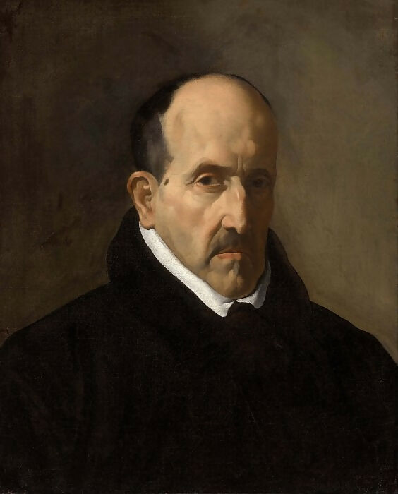 Diego Rodriguez de Silva y Velazquez - The Poet Don Luis de Gongora y Argote 140x187 Canvas
