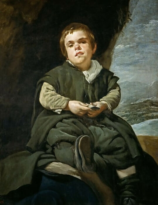 Diego Rodriguez de Silva y Velazquez – Francisco Lezcano, the Dwarf of Vallecas