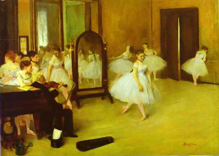 Edgar Degas The Ballroom 50X40 Canvas