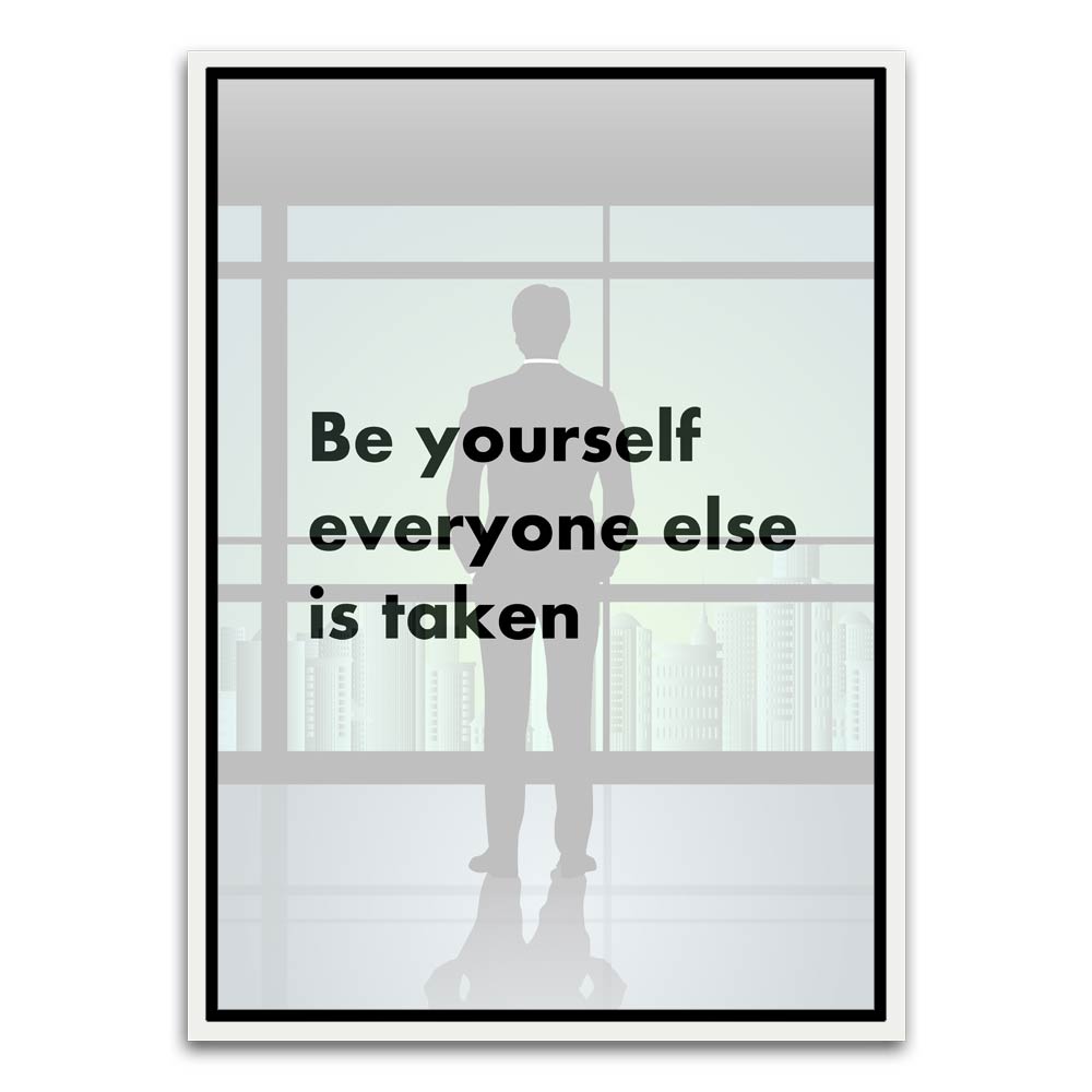 Motivation 15 White Canvas frame acrylic canvas Frames