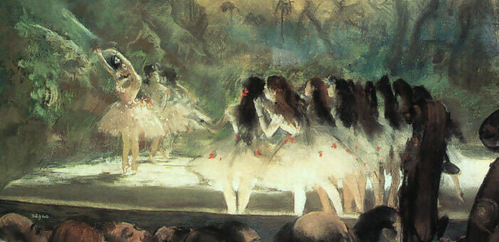 Edgar Degas - Ballet at the Paris Opera