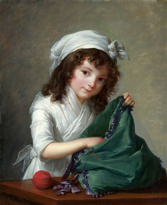 Elisabeth-Louise Vigee-Lebrun – Mademoiselle Brongniart 50X40 Canvas