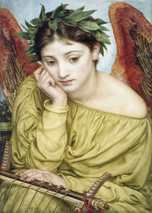 Edward John Poynter – The Muse of Erato 50X40 Canvas