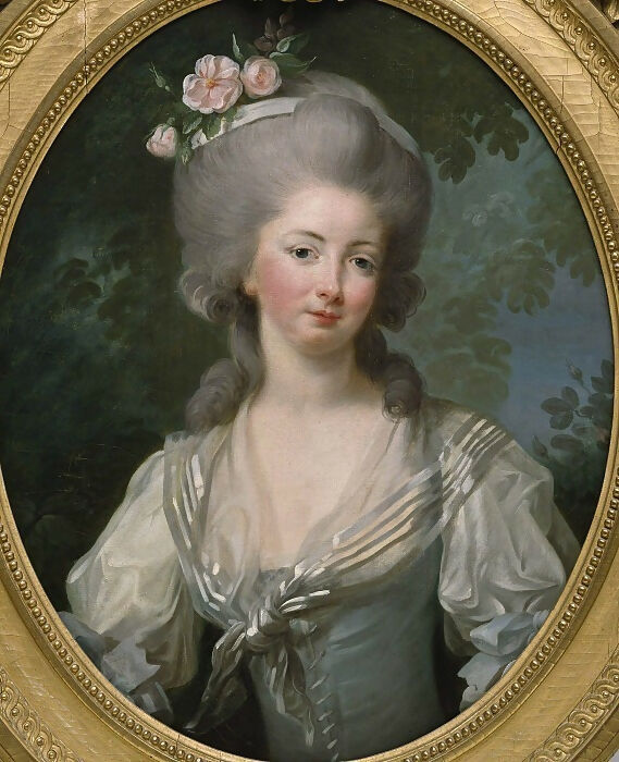 Elisabeth-Louise Vigée-Lebrun – Ernestine-Frédérique, Princess de Croy 70x100 Canvas