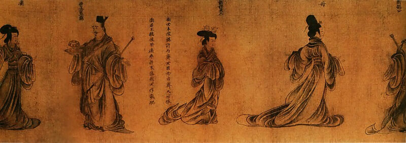 Chinese Painters of the Middle Ages (顾恺之 - 列女图) – Gu Kai 90x120 Canvas