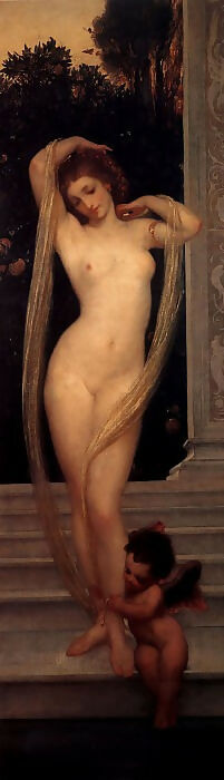 Frederic Leighton - The Bather 45x60 Canvas
