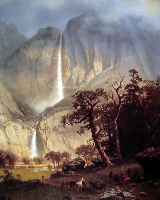 Albert Bierstadt – Cho-luki Falls 45x60 Canvas