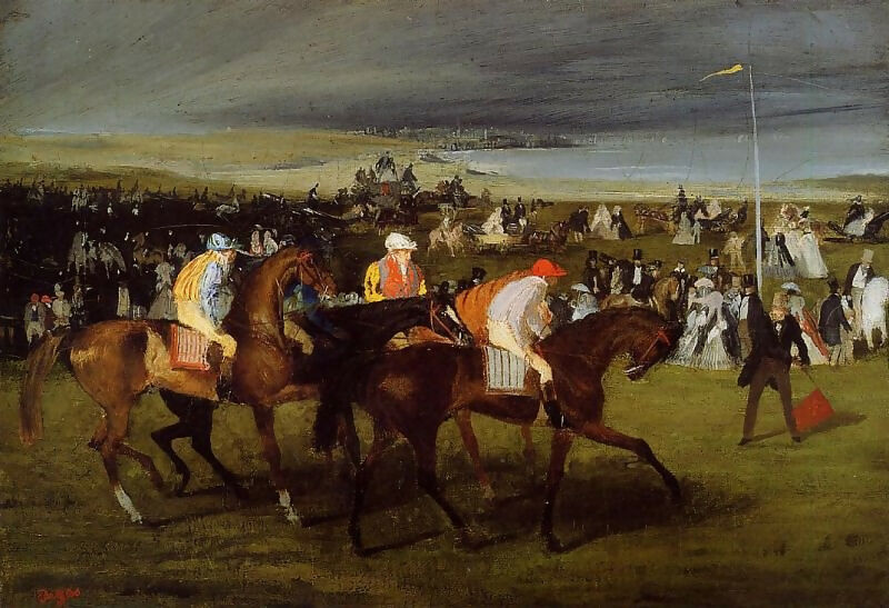 Edgar Degas - At the Start of the Race