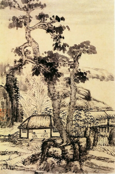 Chinese Painters of the Middle Ages (髡残 - 山水图(之二)) – Kun Can