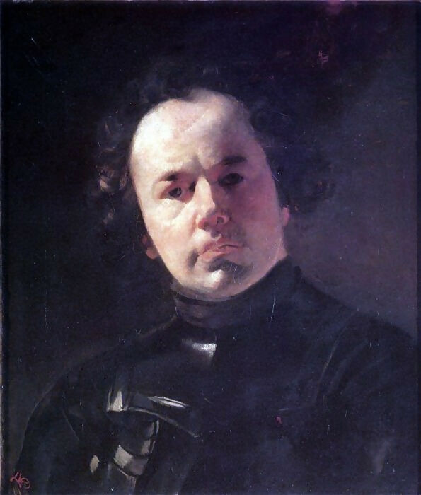 KarlPavlovichBryullov–PortraitoftheartistYa.F.Yanenkoinarmor.1841 50X40 Canvas