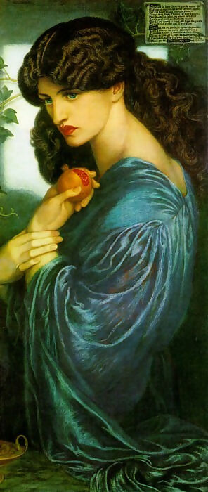 Dante Gabriel Rossetti - Proserpine 90x120 Canvas