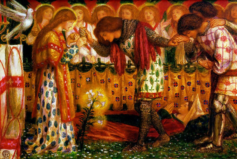 Dante Gabriel Rossetti Sir Galahad