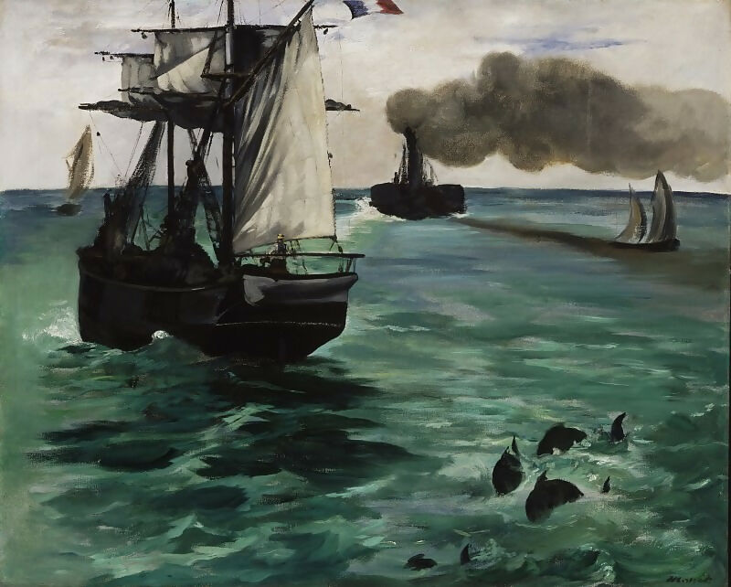 Edouard Manet – Seascapes 140x187 Canvas