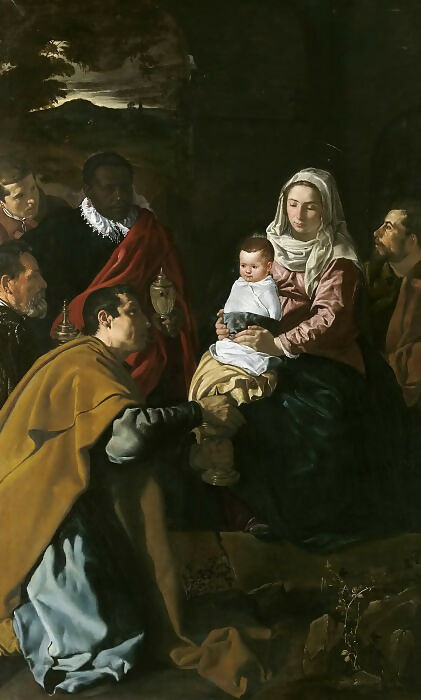 Diego Rodriguez de Silva y Velazquez – Adoration of the Magi 90x120 Canvas