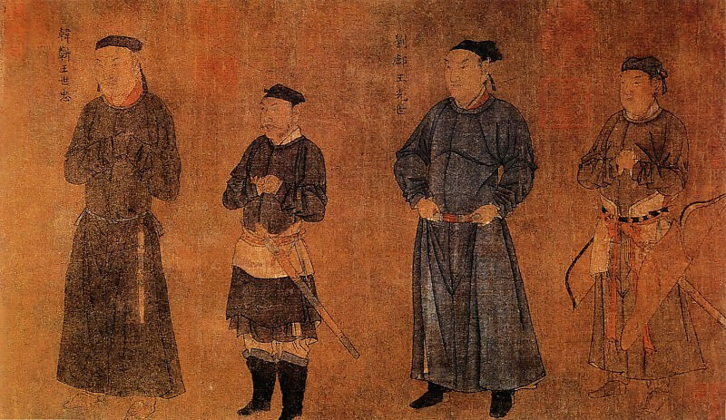 Chinese artists of the Middle Ages (文从简 - 郑州景物图) – article conforms to simplicity 140x187 Canvas