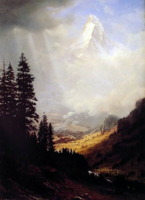 Albert Bierstadt – Matterhorn 90x120 Canvas