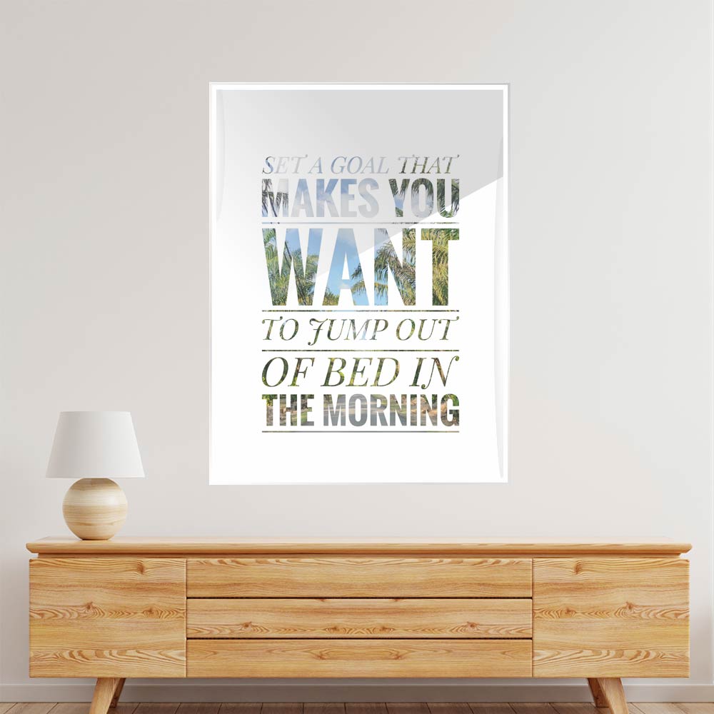 Motivation 7 Acrylic acrylic canvas Frames