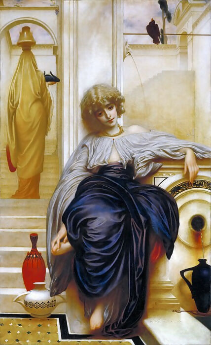 Frederic Leighton - Song Without Words 50X40 Canvas