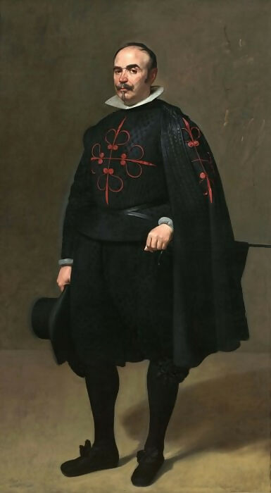 Diego Rodriguez de Silva y Velazquez - Don Pedro de Barberana 90x120 Canvas