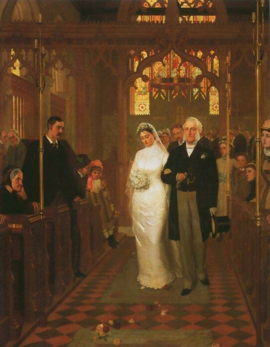 Edmund Blair Leighton – Till Death Us Do Part 140x187 Canvas