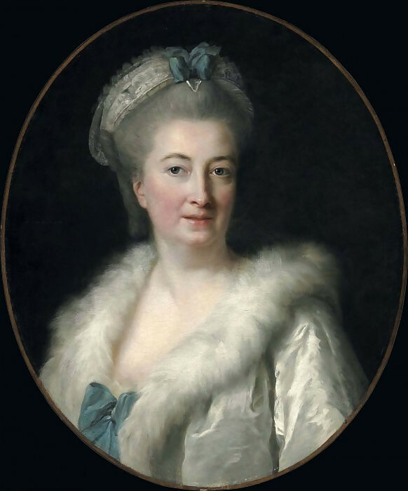 Elisabeth-Louise Vigée-Le Brun – Madame Jacques François le Servè, the artist's mother 70x100 Canvas