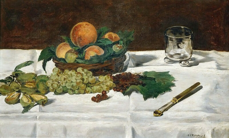 Edouard Manet – Fruit on the Table 140x187 Canvas