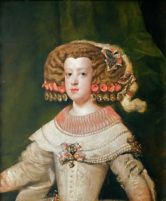 Diego Rodriguez de Silva y Velazquez – Infanta Maria Teresa of Austria 70x100 Canvas