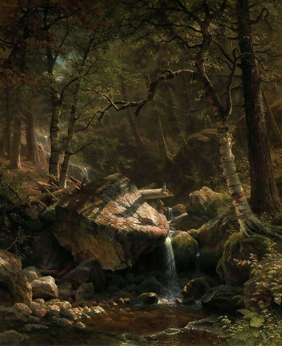 Albert Bierstadt – Mountain Brook