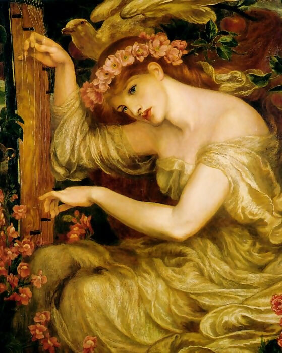 Dante Gabriel Rossetti - The Sea Spell 50X40 Canvas