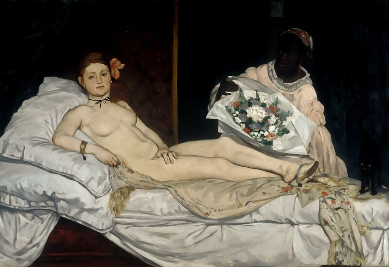 Edouard Manet – Olympia 70x100 Canvas