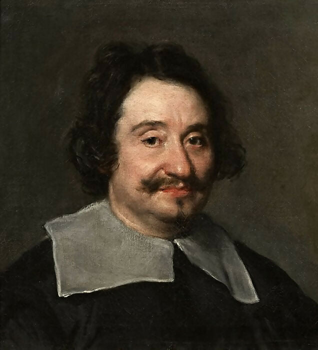 Diego Rodriguez de Silva y Velázquez – Portrait of a Man, the so-called Barbero del Papa 140x187 Canvas