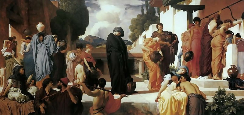 Frederic Leighton – Andromache Captive 45x60 Canvas