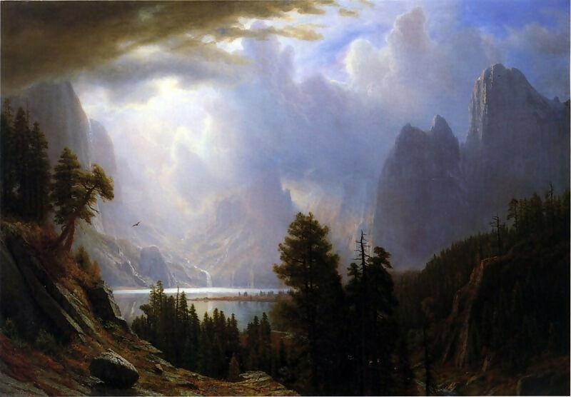 Albert Bierstadt - Landscapes 70x100 Canvas