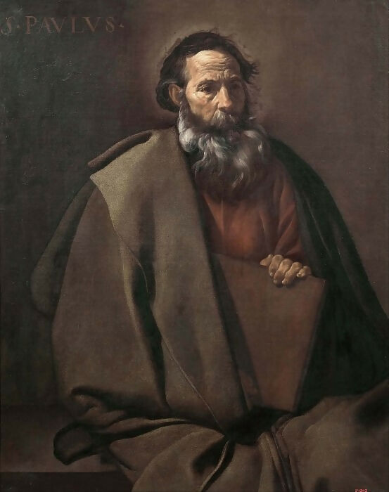 Diego Rodriguez de Silva y Velazquez - Saint Paul 45x60 Canvas