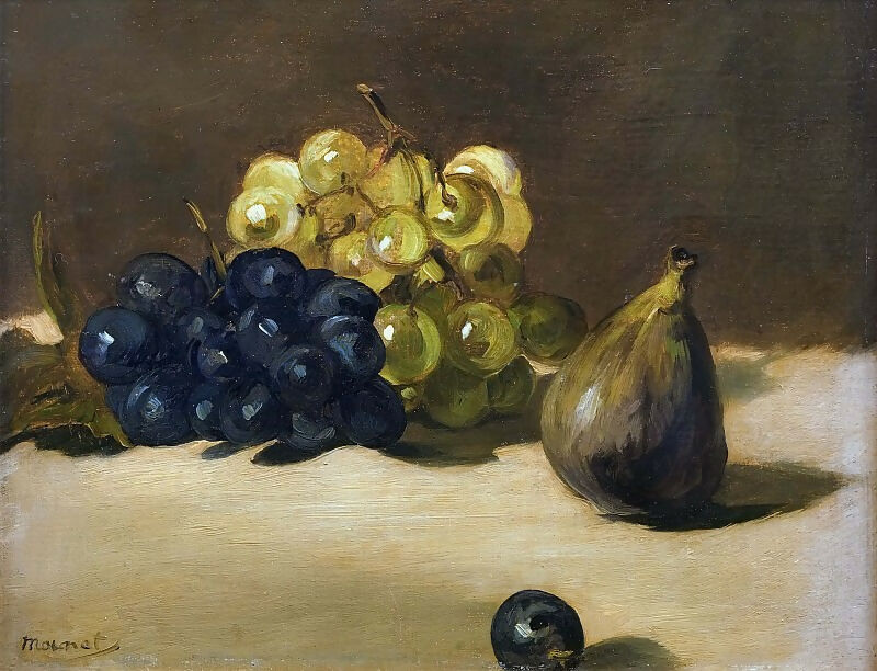 Edouard Manet – Grapes and Figs 140x187 Canvas